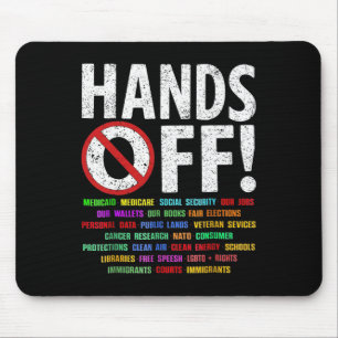 Protest-Rett-Demo: Hände weg von der Sozialversich Mousepad