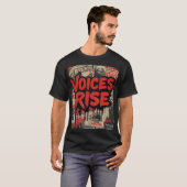 Protest-Straßenkunst T-Shirt (Vorne ganz)