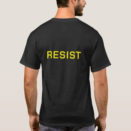 Protest-T - Shirt für den Schwarzen Aufenthalt (Rückseite)