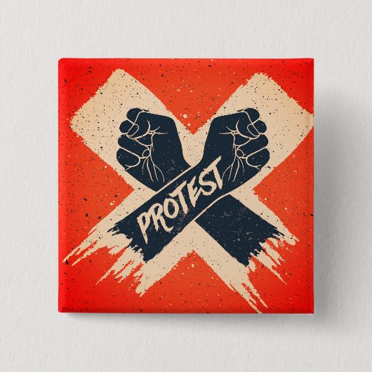 Protest-Taste für Black Lives Matt Button (Vorderseite)