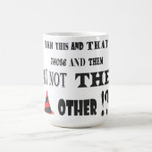 Protest über das Verbot von Witzen Kaffeetasse (Mittel)