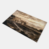 Protestant Barn - Van Gogh Floor Mat Fußmatte (Schrägansicht)