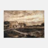 Protestant Barn - Van Gogh Floor Mat Fußmatte (Vorderseite)