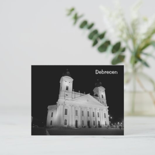 Protestantische Kirche Postkarte (Stehend Vorderseite)