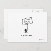 protestantische Postkarte (Vorne/Hinten)