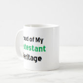 protestantisches Erbe Kaffeetasse (Vorderseite Links)