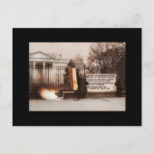 Proteste von Frauen im Weißen Haus Postkarte (Vorderseite)