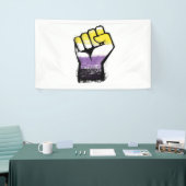 Protestfäule Banner (Messeveranstaltung)