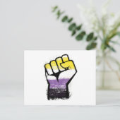 Protestfäule Postkarte (Stehend Vorderseite)