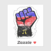 Protestfäuste Aufkleber (Blatt)