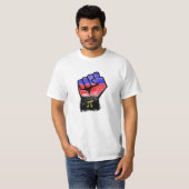 Protestfäuste T-Shirt (Vorne ganz)