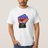 Protestfäuste T-Shirt (Vorderseite)
