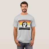Protestflagge mit Bärenfarbe T-Shirt (Vorne ganz)