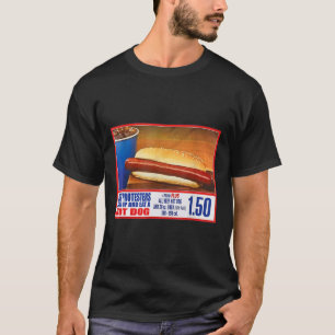 Protestierende halten den Mund und essen einen Hot T-Shirt