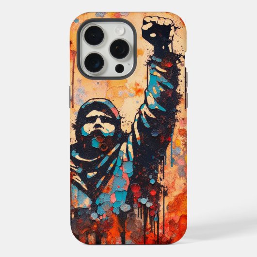 Protestierender iPhone Hülle (Rückseite)