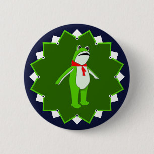 Protestiert Keine Könige Frosch Button