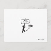 Protestkarte Postkarte (Vorderseite)