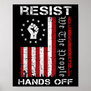 Protestmedizin der sozialen Sicherheit widerstehen Poster