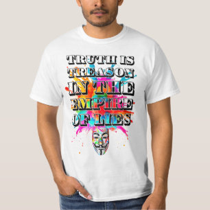 Protestmotto. Anonym. T-Shirt