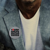 Protestmotto gegen Trump Button