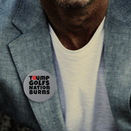 Protestmotto gegen Trump Button