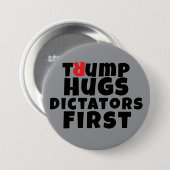 Protestmotto gegen Trump Button (Vorne & Hinten)