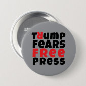 Protestmotto gegen Trump Button (Vorne & Hinten)