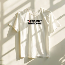 Protestmotto von Trump-Studenten rot elegant T-Shirt