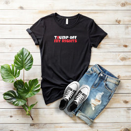 Protestmotto von Trump-Studenten rot elegant T-Shirt