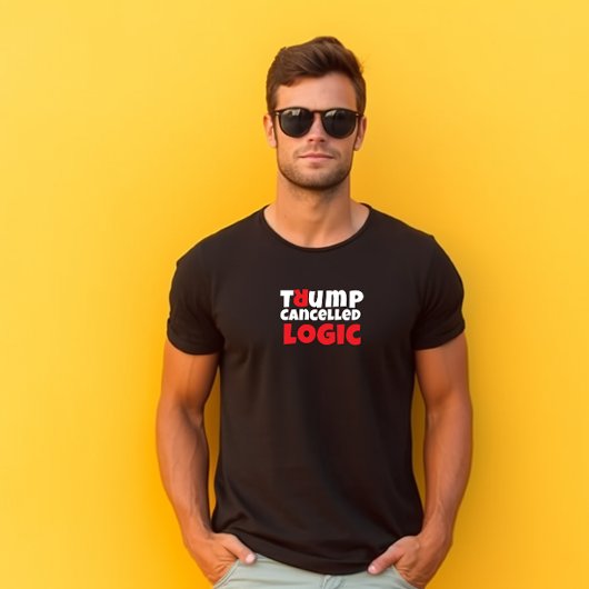 Protestmotto von Trump-Studenten rot elegant T-Shirt