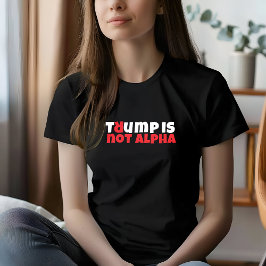 Protestmotto von Trump-Studenten rot elegant Tri-Blend Shirt