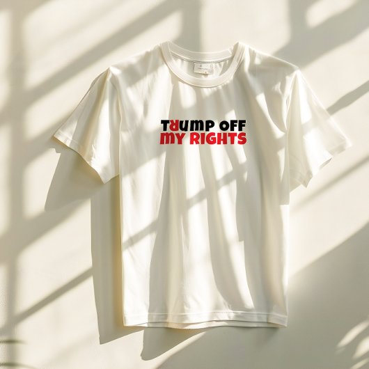 Protestmotto von Trump-Studenten rot elegant Tri-Blend Shirt