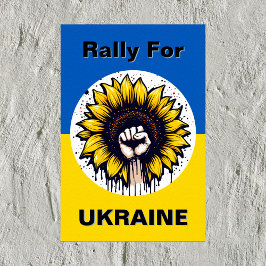 Protestposter-Unterstützung Ukraine Download Poster