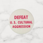 ProtestSlogans aus Vietnam Konfetti (Klein Vorderseite)