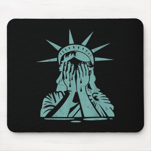 Proteststata der Freiheit Mousepad (Vorne)