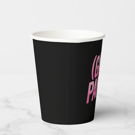 Proteststolz auf Gay Panic LGBTQ Pappbecher (Rechts)