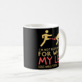 Prothetische Bionic Leg Amputiert Kaffeetasse (VorderseiteRechts)