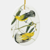 Prothonotary-Trällerer, John Audubon Keramikornament (Vorne)