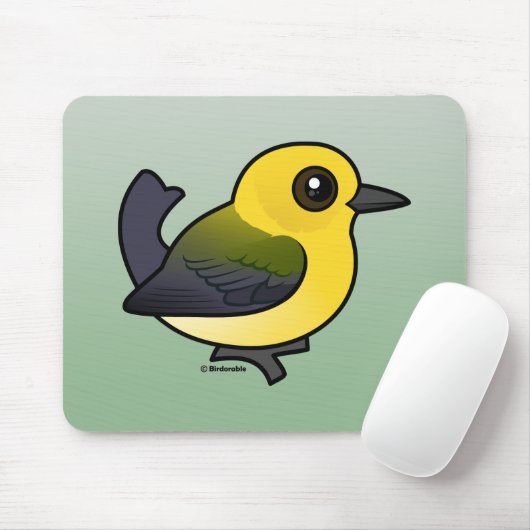 Prothonotary Warbler Mousepad (Mit Mouse)