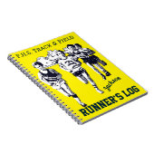 Protokoll für Track- und Feldläufer Personalisiert Notizblock (Rechte Seite)