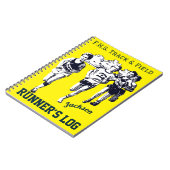 Protokoll für Track- und Feldläufer Personalisiert Notizblock (Linke Seite)