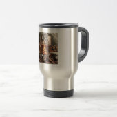 Protokolle & Faulenzer-Morgen-Camp-Tasse – Rustika Reisebecher (VorderseiteRechts)