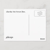 Protokollhaus Postkarte (Rückseite)