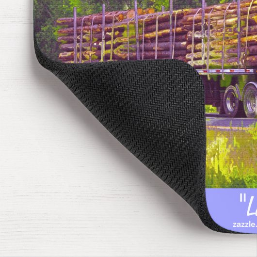 Protokollieren Sie Lkw Highway Driving Art Mousepa Mousepad (Ecke)