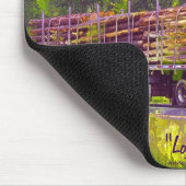 Protokollieren Sie Lkw Highway Driving Art Mousepa Mousepad (Ecke)
