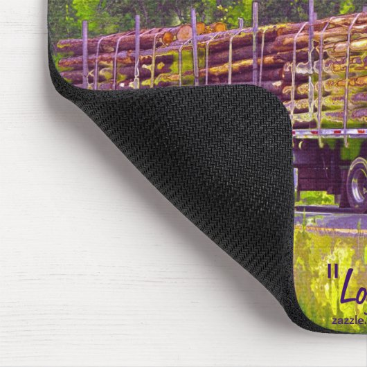 Protokollieren Sie Lkw Highway Driving Art Mousepa Mousepad (Ecke)