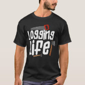 Protokollieren von Life Logging Worker-Holzprotoko T-Shirt (Vorderseite)