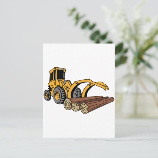 Protokollierlader Postkarte (Stehend Vorderseite)