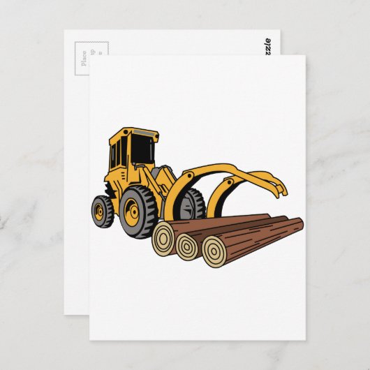 Protokollierlader Postkarte (Vorne/Hinten)