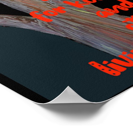 Protokollierung ist nicht gesund poster (Ecke)